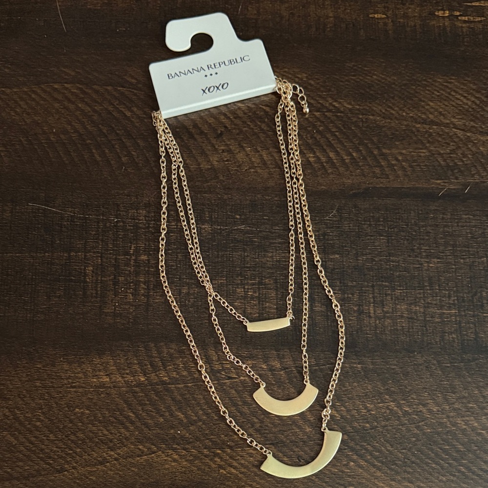 Banana Republic Gold and Silver Necklace Trio - Picture 2 of 7